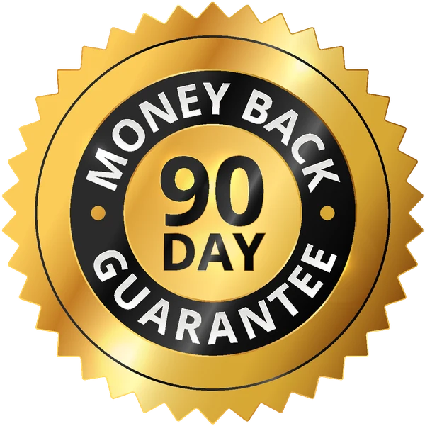 MemoFlow 90-day money-back guarantee seal